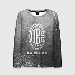 Женский лонгслив AC Milan - grey gradient