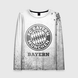 Женский лонгслив Bayern - white gradient