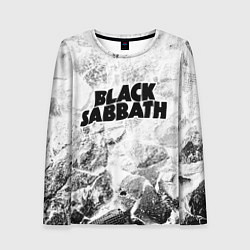 Женский лонгслив Black Sabbath white graphite