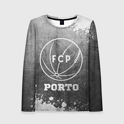 Лонгслив женский Porto - grey gradient, цвет: 3D-принт