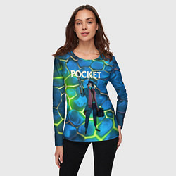 Лонгслив женский Pocket Deadlock, цвет: 3D-принт — фото 2