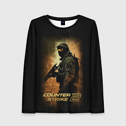 Женский лонгслив Counter strike спецназовец