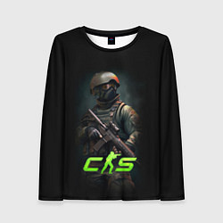 Женский лонгслив CS counter terrorist