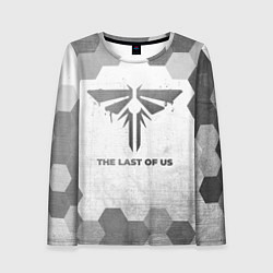 Женский лонгслив The Last Of Us - white gradient