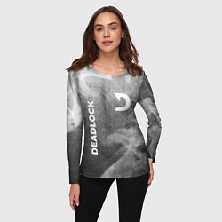 Лонгслив женский Deadlock - grey gradient вертикально, цвет: 3D-принт — фото 2