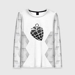 Женский лонгслив Green Day white poly