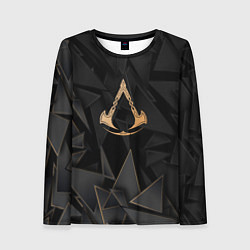 Женский лонгслив Assassins Creed golden poly