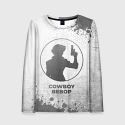 Женский лонгслив Cowboy Bebop - white gradient