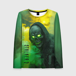 Женский лонгслив Stalker 2 скелет череп