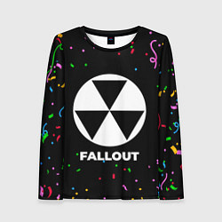 Лонгслив женский Fallout конфети, цвет: 3D-принт