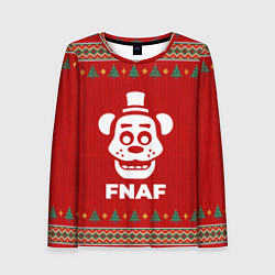 Лонгслив женский FNAF new year, цвет: 3D-принт