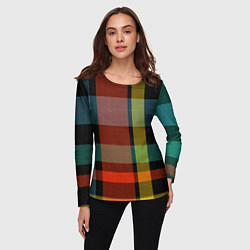 Лонгслив женский Вечер у камина, цвет: 3D-принт — фото 2