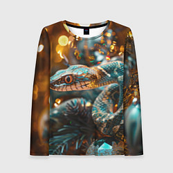 Женский лонгслив Праздничный змей