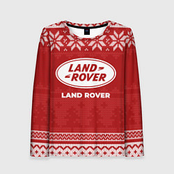 Женский лонгслив Новогодний Land Rover