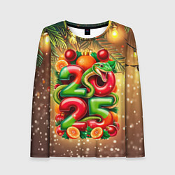 Лонгслив женский Змеи к нам приходят, цвет: 3D-принт