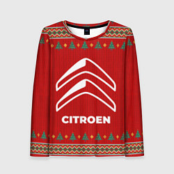 Женский лонгслив Citroen new year