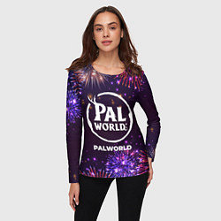 Лонгслив женский Праздничный Palworld, цвет: 3D-принт — фото 2