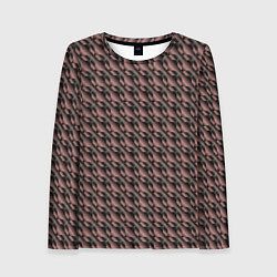 Лонгслив женский Бронза, цвет: 3D-принт