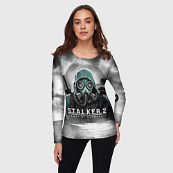 Лонгслив женский Stalker 2 heart of Chornobyl radiation, цвет: 3D-принт — фото 2