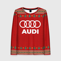 Женский лонгслив Audi new year