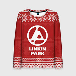 Женский лонгслив Новогодний Linkin Park 2024
