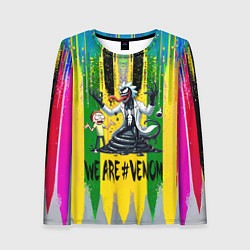 Лонгслив женский We are Venom - Morty and Rick fantasy, цвет: 3D-принт