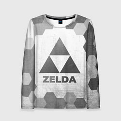 Женский лонгслив Zelda - white gradient