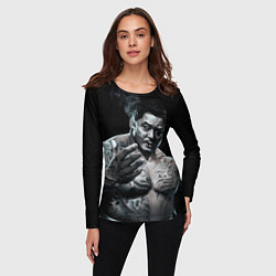 Лонгслив женский Ma Dong Seok - yakudza, цвет: 3D-принт — фото 2