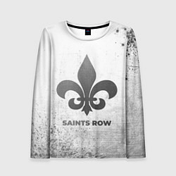 Женский лонгслив Saints Row - white gradient