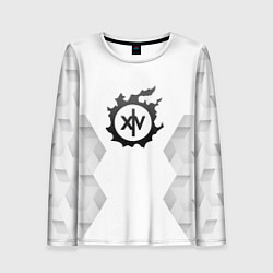 Женский лонгслив Final Fantasy white poly