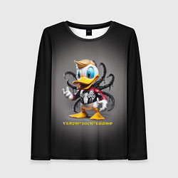 Лонгслив женский Venom-Duck-Trump joke, цвет: 3D-принт