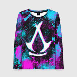 Женский лонгслив Assassins creed shadows - neon color