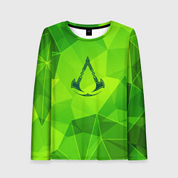 Женский лонгслив Assassins Creed green poly