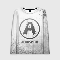 Лонгслив женский Aerosmith - white gradient, цвет: 3D-принт