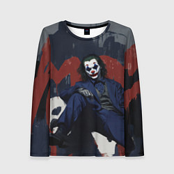 Женский лонгслив Джокер в синем костюме