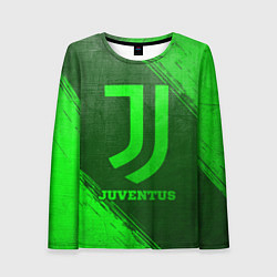 Женский лонгслив Juventus - green gradient