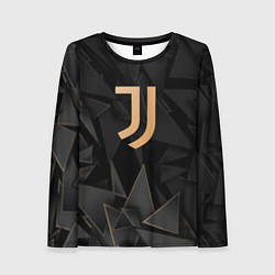 Лонгслив женский Juventus golden poly, цвет: 3D-принт