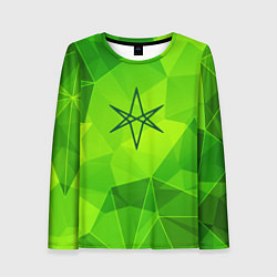 Женский лонгслив Bring Me the Horizon green poly