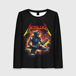 Лонгслив женский Metallica - James Alan Hatfield, цвет: 3D-принт