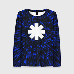 Лонгслив женский Red Hot Chili Peppers blue energy, цвет: 3D-принт