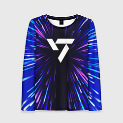 Лонгслив женский Seventeen neon energy, цвет: 3D-принт
