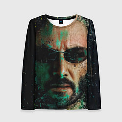 Женский лонгслив Matrix - Keanu Reeves