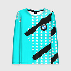 Лонгслив женский BMW sport краски, цвет: 3D-принт