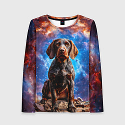 Женский лонгслив Дратхаар в космосе