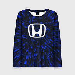 Лонгслив женский Honda blue energy, цвет: 3D-принт
