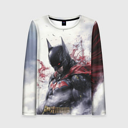 Лонгслив женский Бэтмен в тумане, цвет: 3D-принт