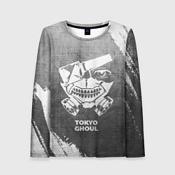 Женский лонгслив Tokyo Ghoul - grey gradient