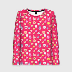 Женский лонгслив Skzoo pattern pink