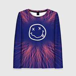 Лонгслив женский Nirvana red energy, цвет: 3D-принт