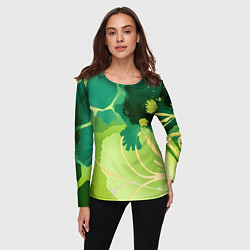 Лонгслив женский Вдохновленный природой, цвет: 3D-принт — фото 2
